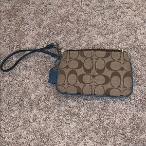 Vintage coach wristlet